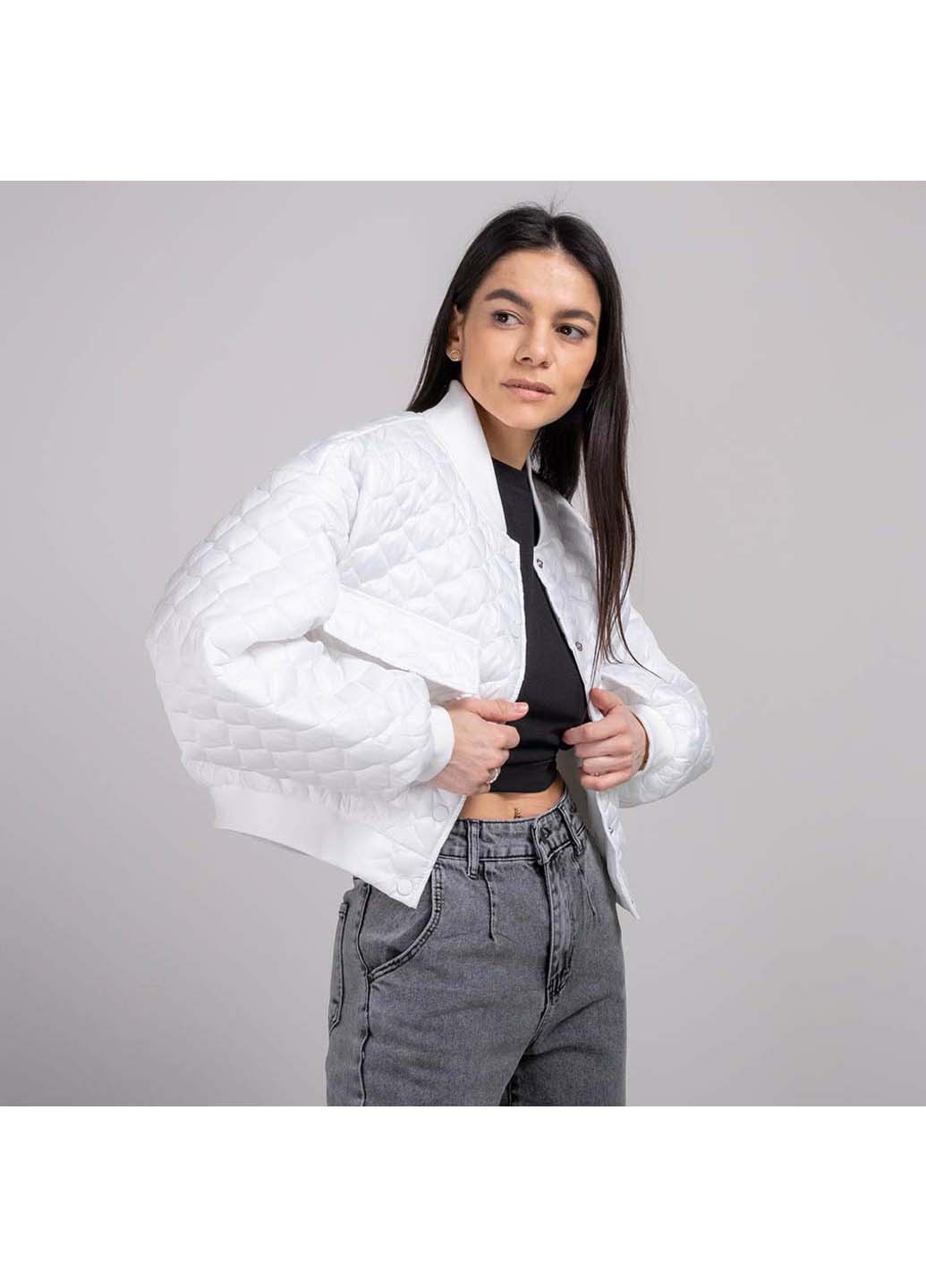 Белая демисезонная куртка Fashion
