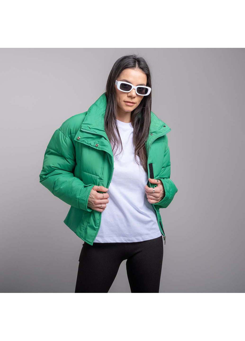 Зеленая демисезонная куртка Fashion