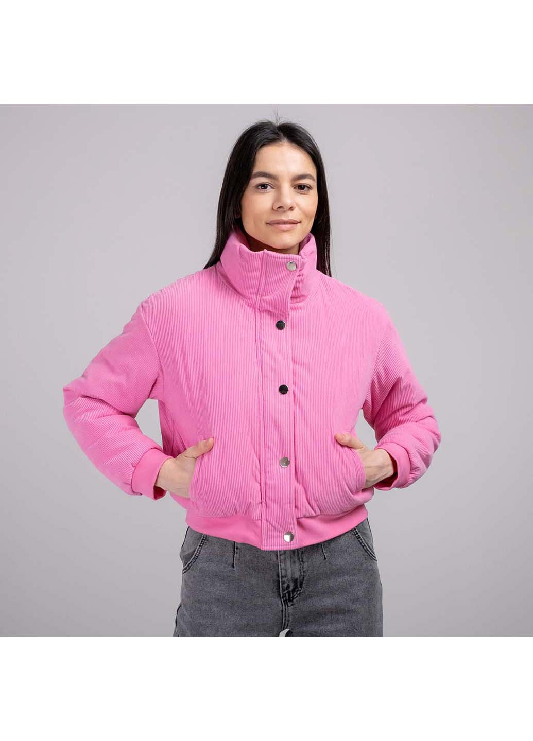 Малиновая демисезонная куртка Fashion