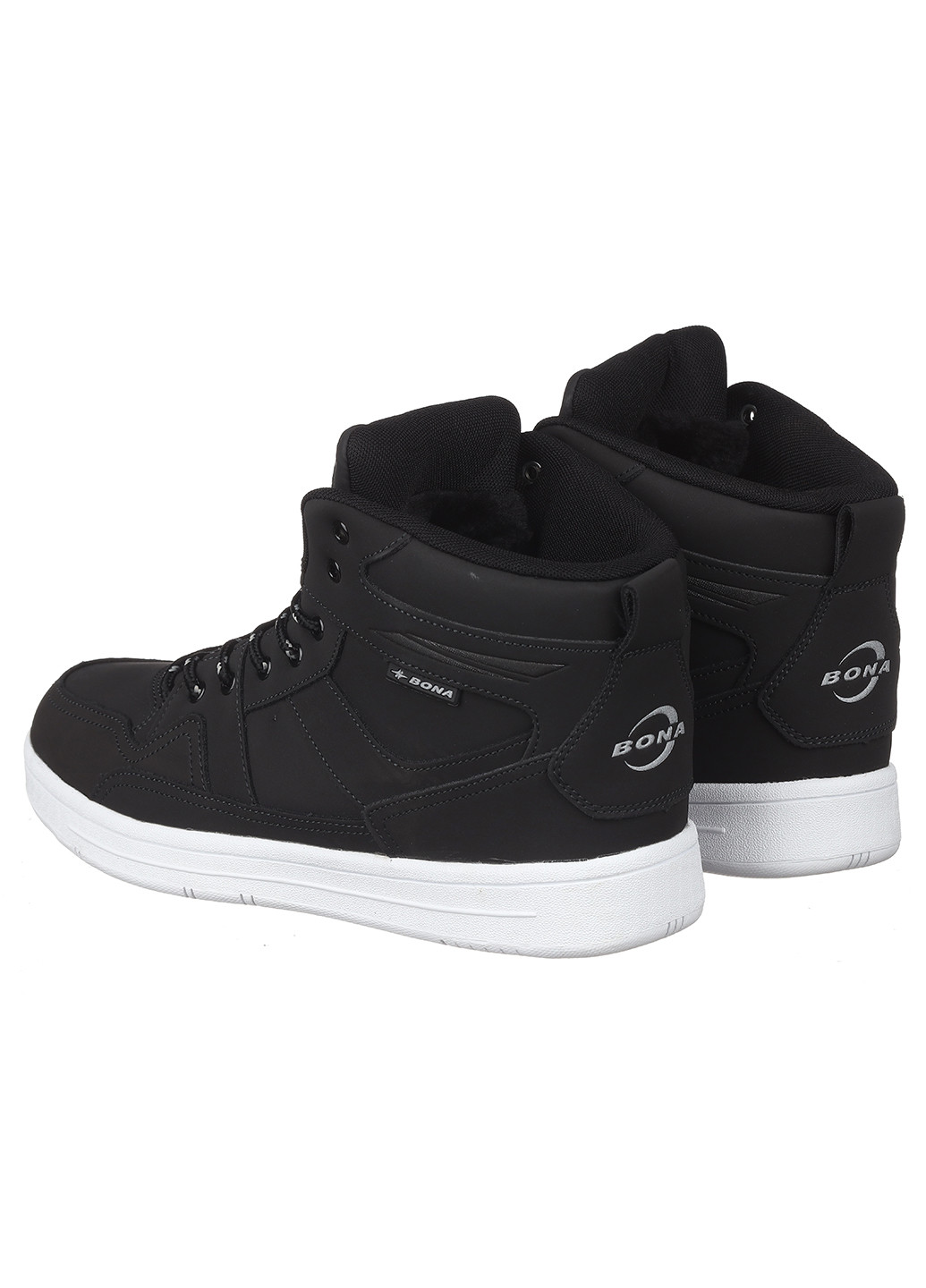 Черные зимние мужские кроссовки 853d-6 Bona