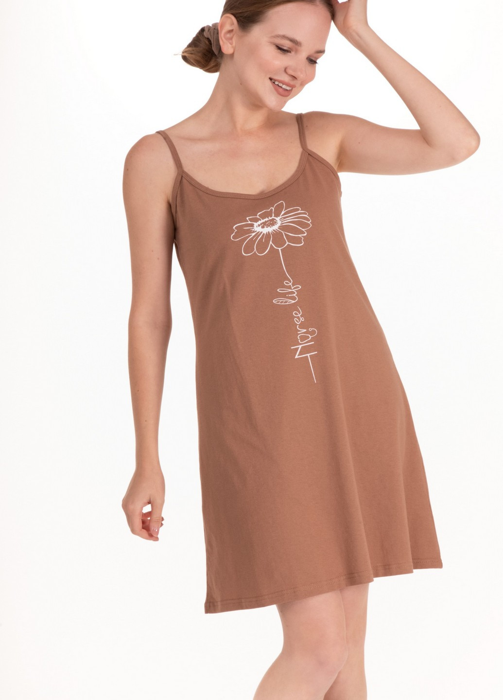 Жіноча нічна сорочка бавовна NEL (266991122)