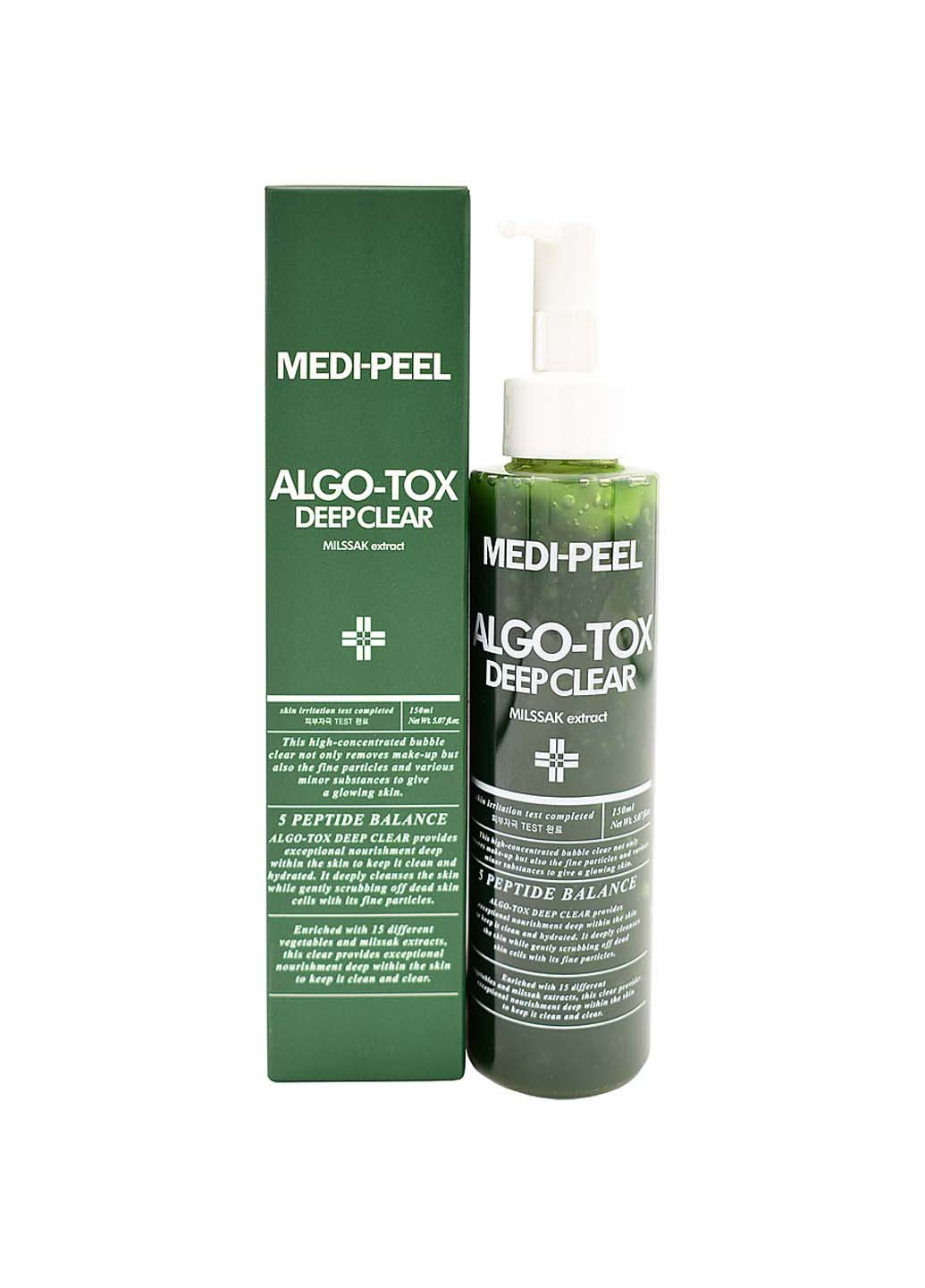 Гель для глибокого очищення шкіри з ефектом детоксу Algo-Tox Deep Clear 150 мл Medi-Peel (266997142)