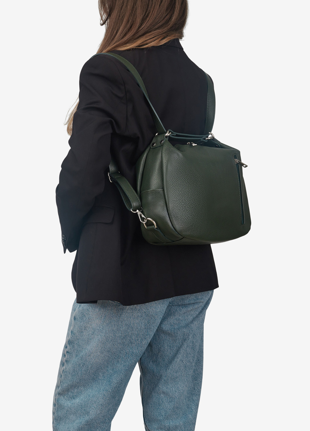 Сумка-рюкзак жіноча шкіряна шоппер середня Shopper Regina Notte (267145719)