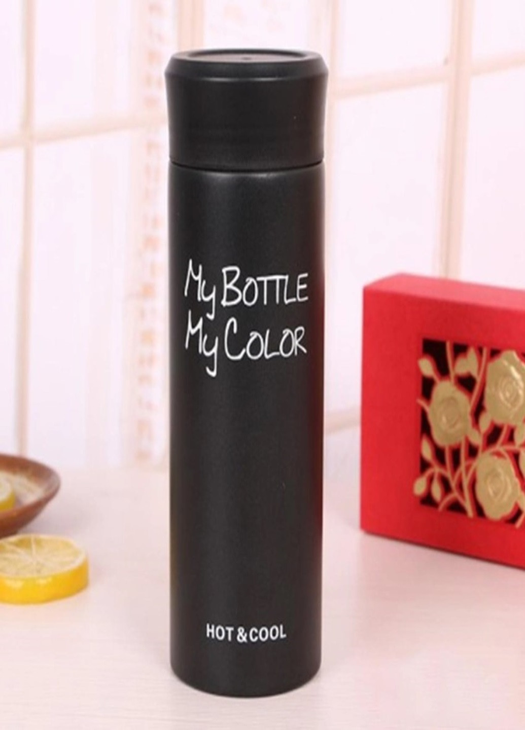 Термос My bottle - My Color, чорний 330 мл No Brand (267149046)