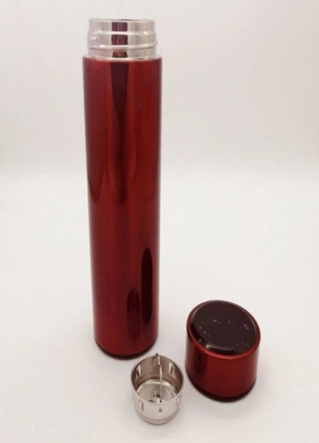 Термос розумний із Led екраном нержавіюча сталь 500 мл Червоний No Brand (267149055)