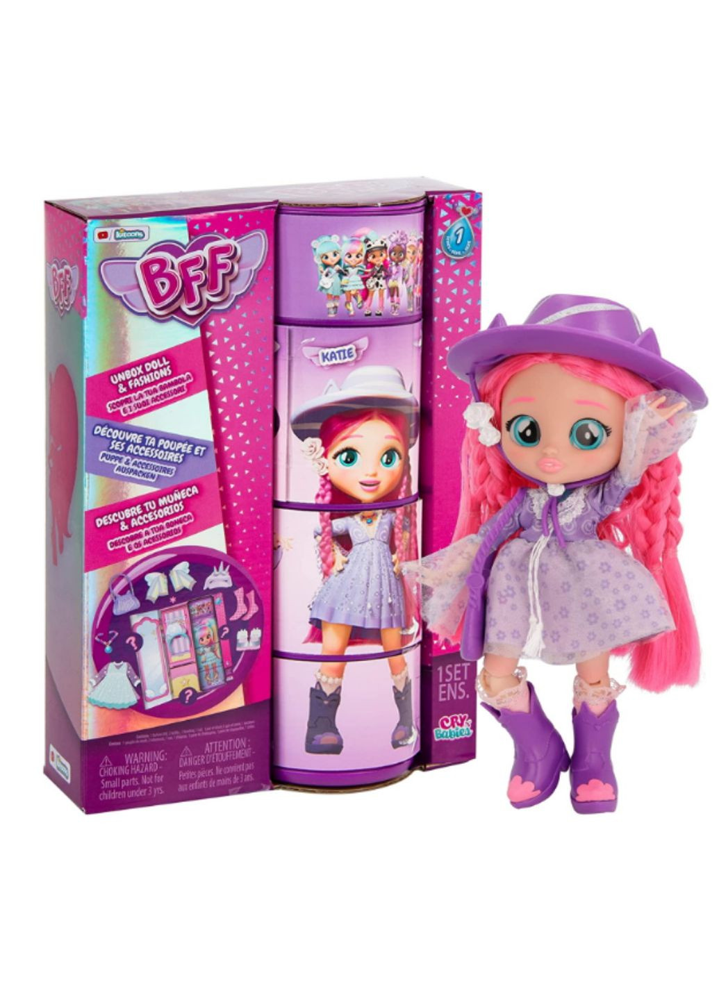 Лялька Кеті від Cry Babies BFF Katie Fashion Doll, від 4 р IMC Toys (267147901)