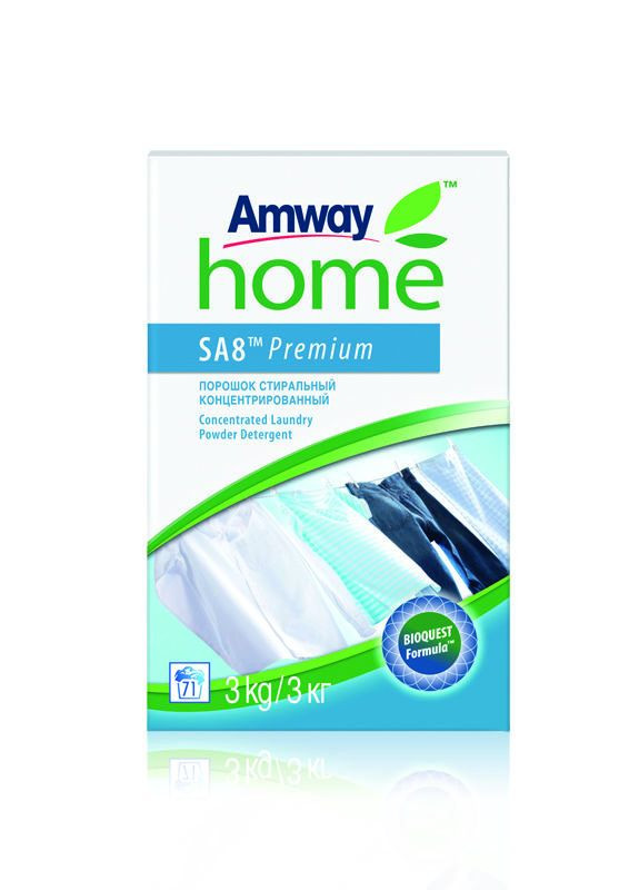 SA8 Premium Концентрований пральний порошок 3 кг Amway (267229398)