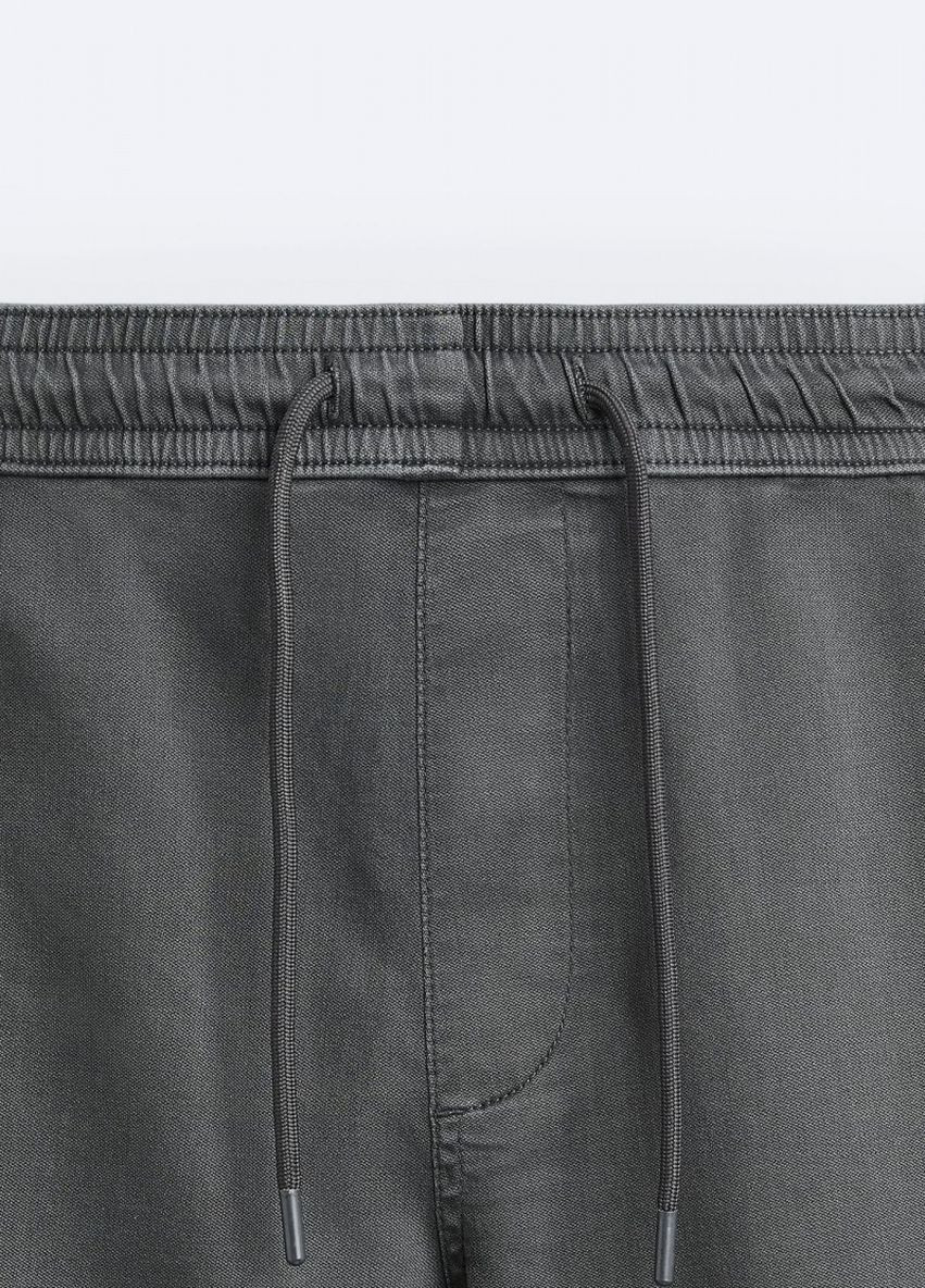 Темно-серые демисезонные джинси карго 6786 330 mid grey Zara