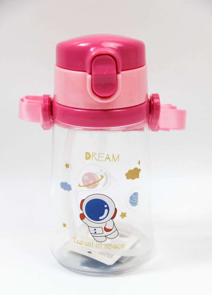 Детская бутылочка для питья с соломинкой/ремешком 450мл Home (267086183)