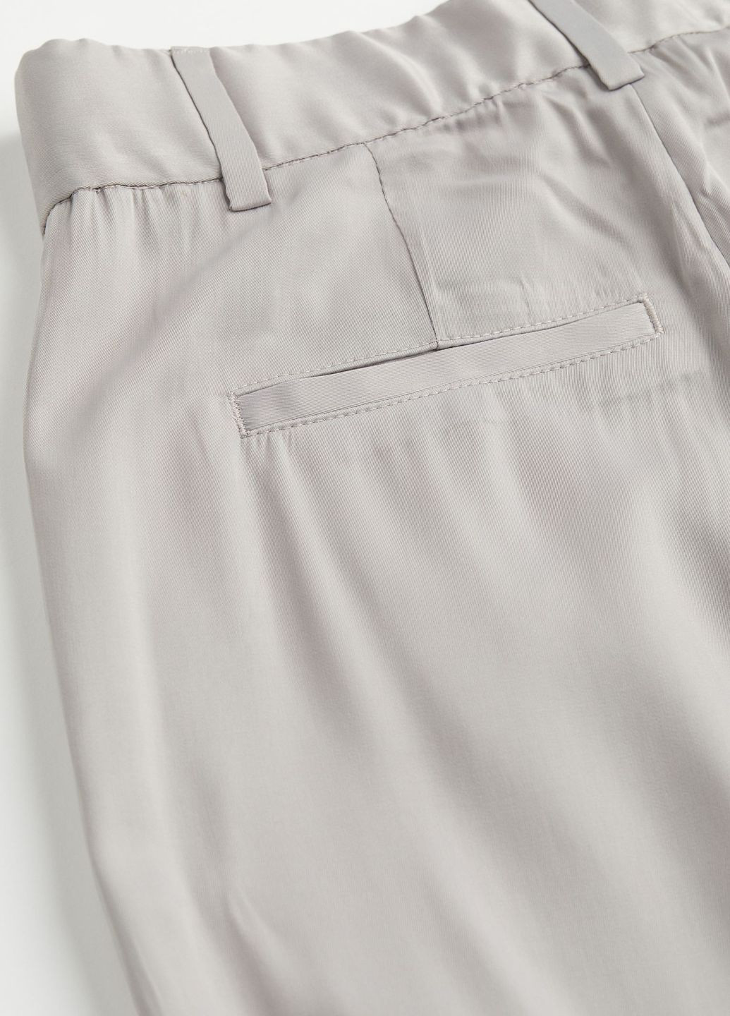 Серо-бежевые повседневный летние брюки H&M