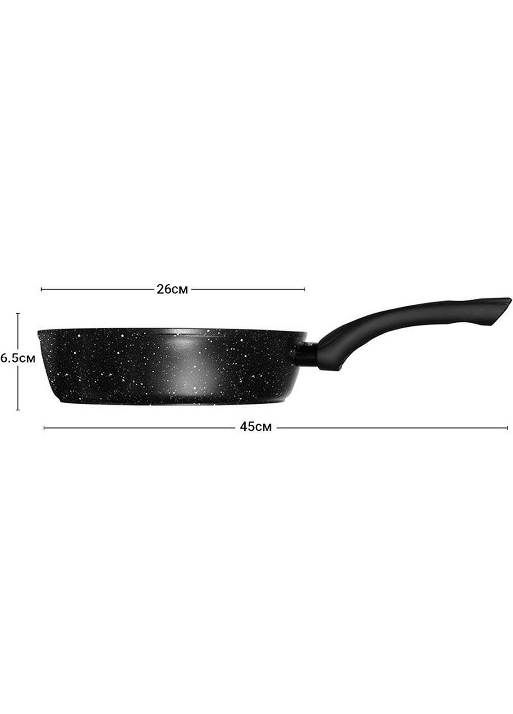Сковорода глибока Fiore з антипригарним покриттям Ø26х6,5 см Fissman (267149448)