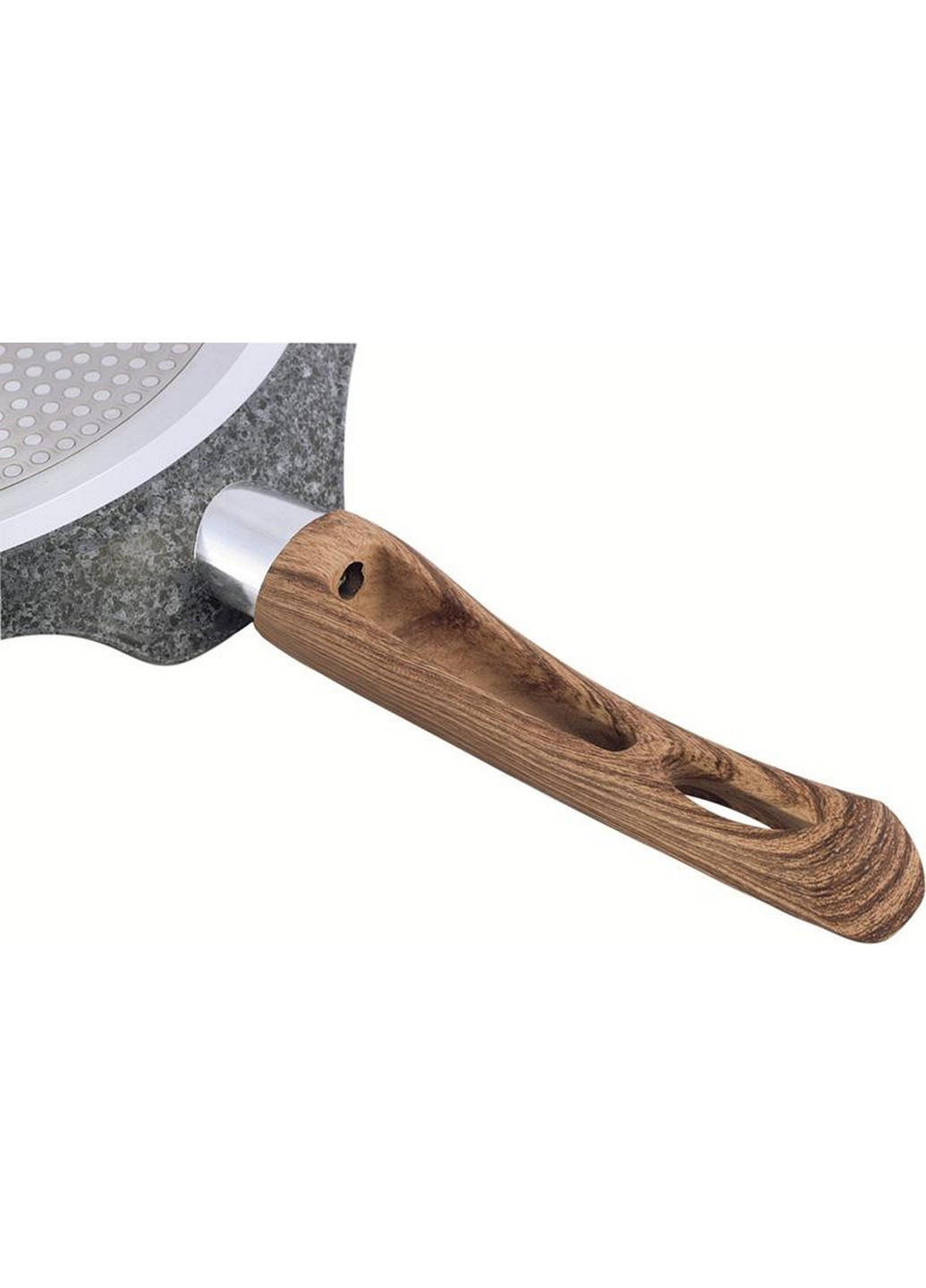 Сковорода блинная Grey Marble индукционная с антипригарным покрытием Ø24х1,5 см Kamille (267149321)