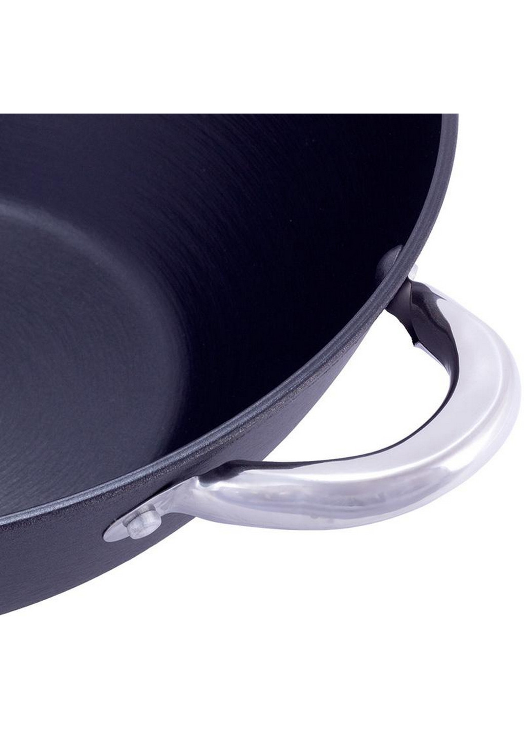 Казан чугунный "Wok", с антипригарным покрытием и аромо-крышкой Ø13,5хØ26х9 см Kamille (267149330)