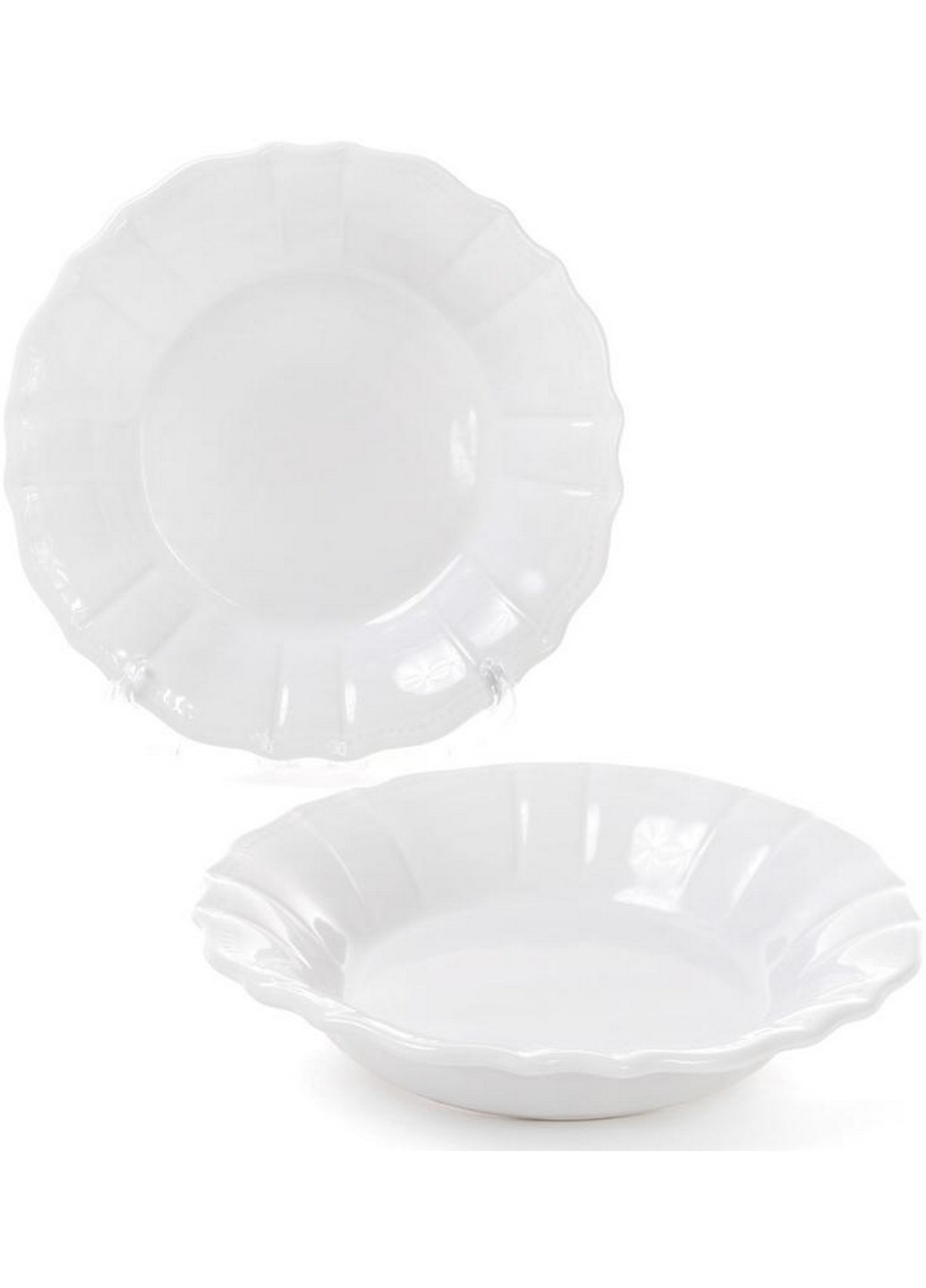 Набір 6 глибоких тарілок Leeds Ceramics SUN, кам'яна кераміка Ø23х4 см Bona (267148970)