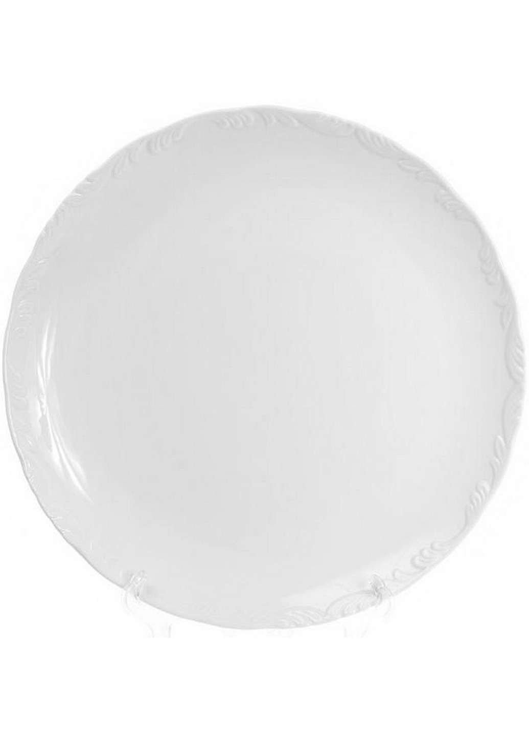 Набор 2 фарфоровые подставные тарелки "White Prince" (фарфор) Ø30х2,9 см Bona (267149004)