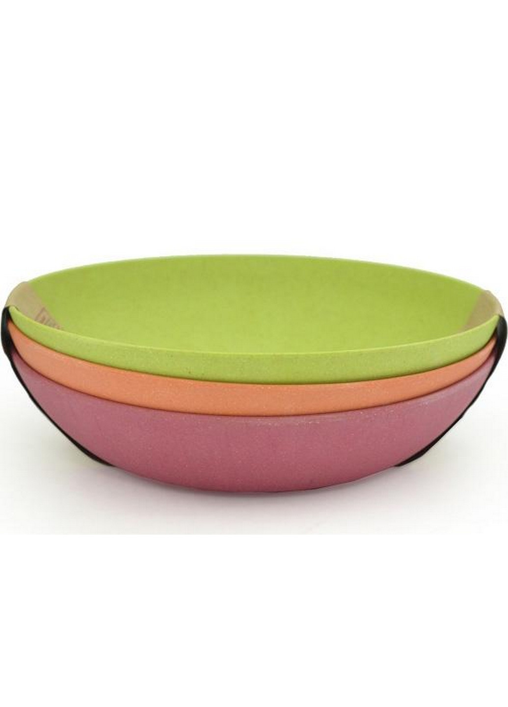 Набір 3 глибоких тарілки Fiber з бамбукового волокна Ø20 см Fissman (267149025)