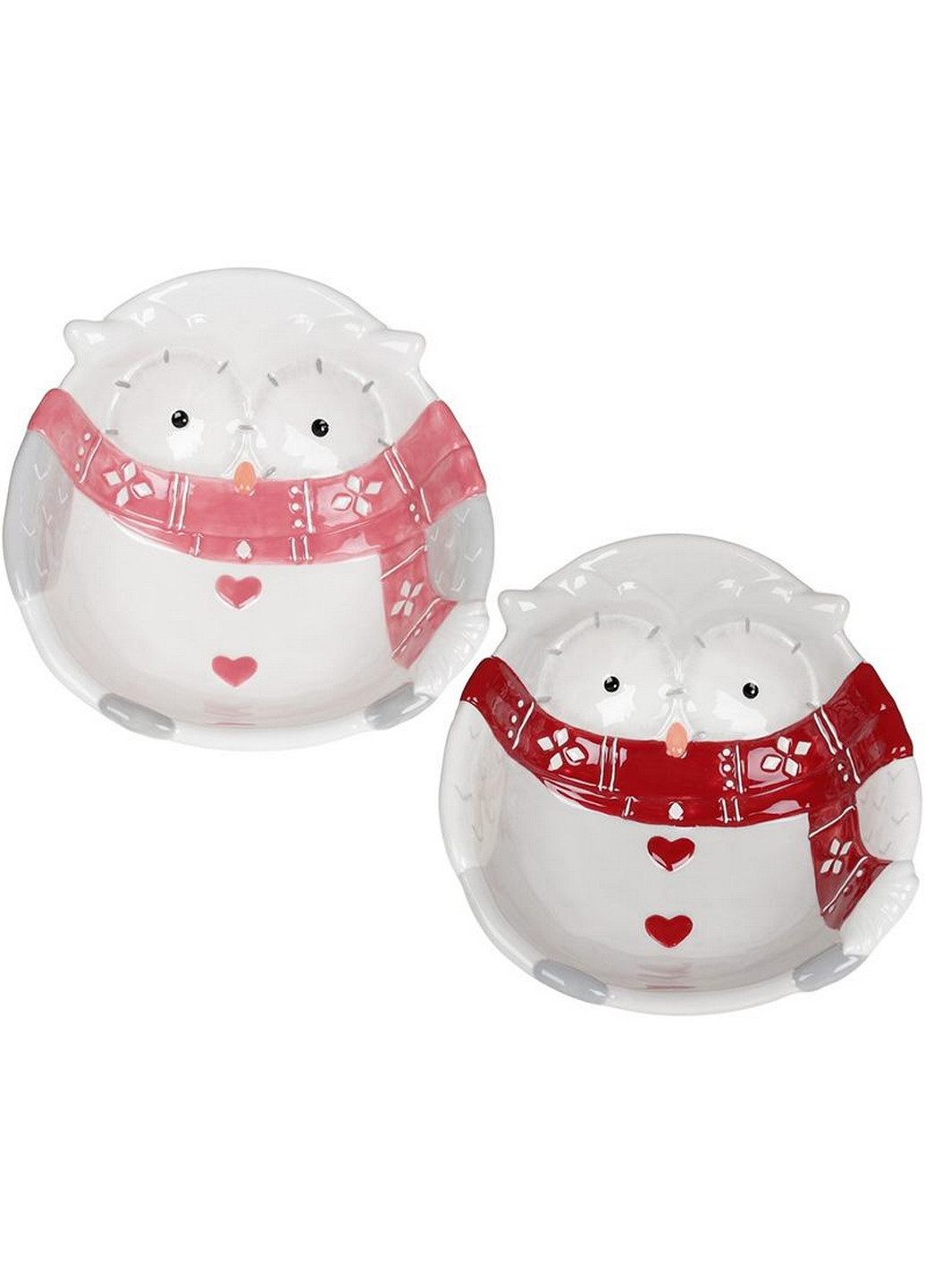 Набор 4 керамические пиалы «Совушкин Уют» 17,5х16,3х6,2 см Bona (267148975)