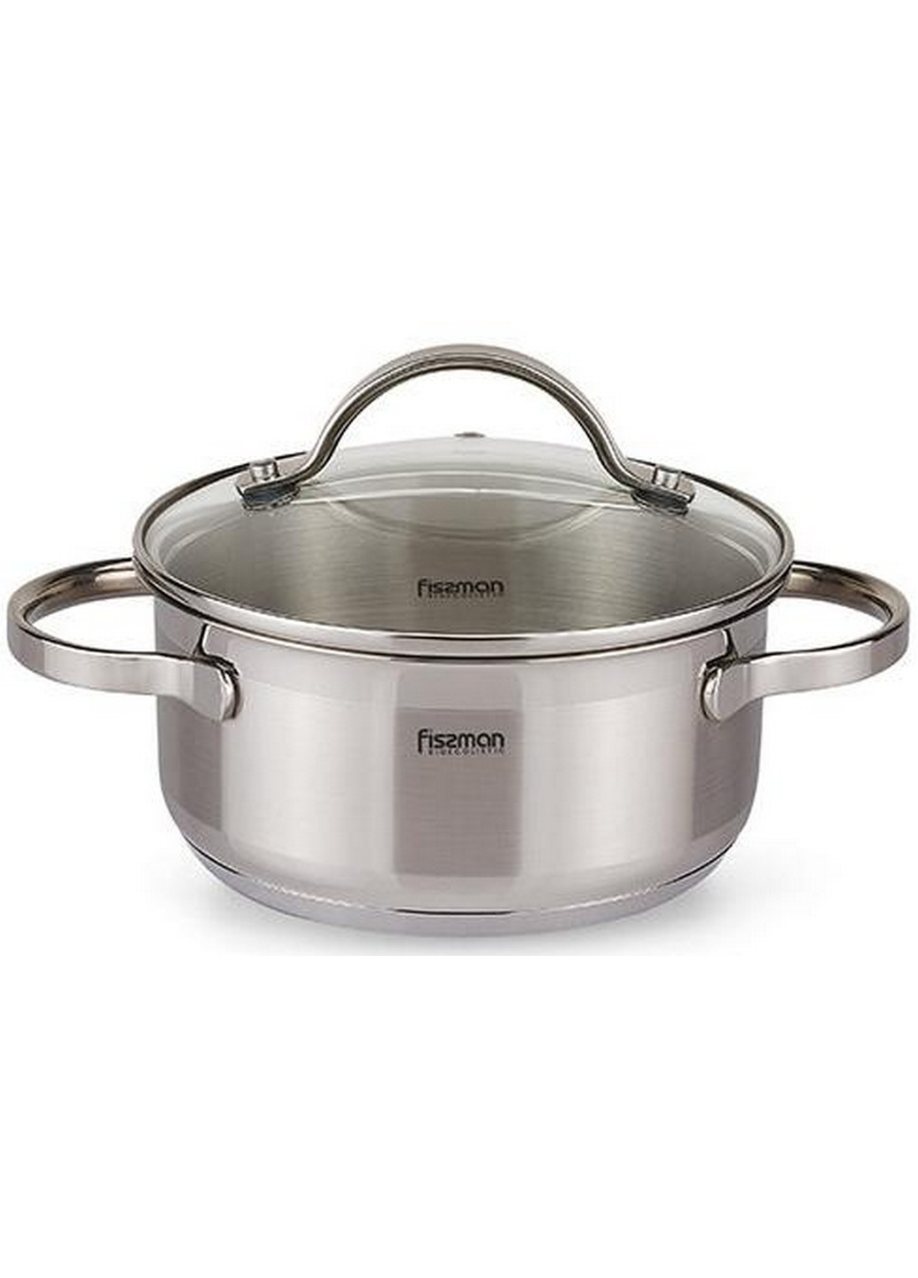 Кастрюля Luminosa индукционная со стеклянной крышкой Ø26х13,5 см Fissman (267149548)