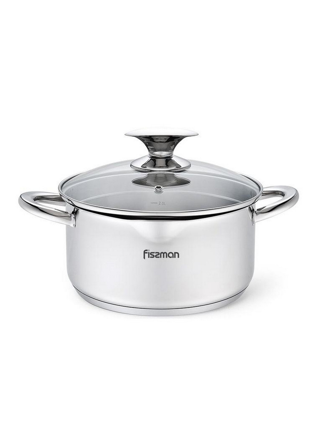 Кастрюля Elegance из нержавеющей стали Ø18хØ15,5х9 см Fissman (267149515)