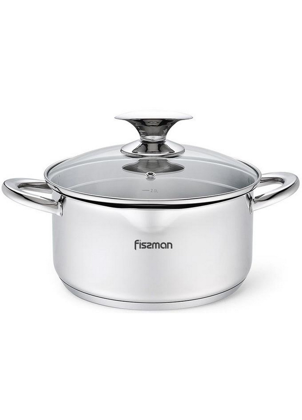 Кастрюля Elegance из нержавеющей стали Ø24хØ22,5х12,5 см Fissman (267149526)