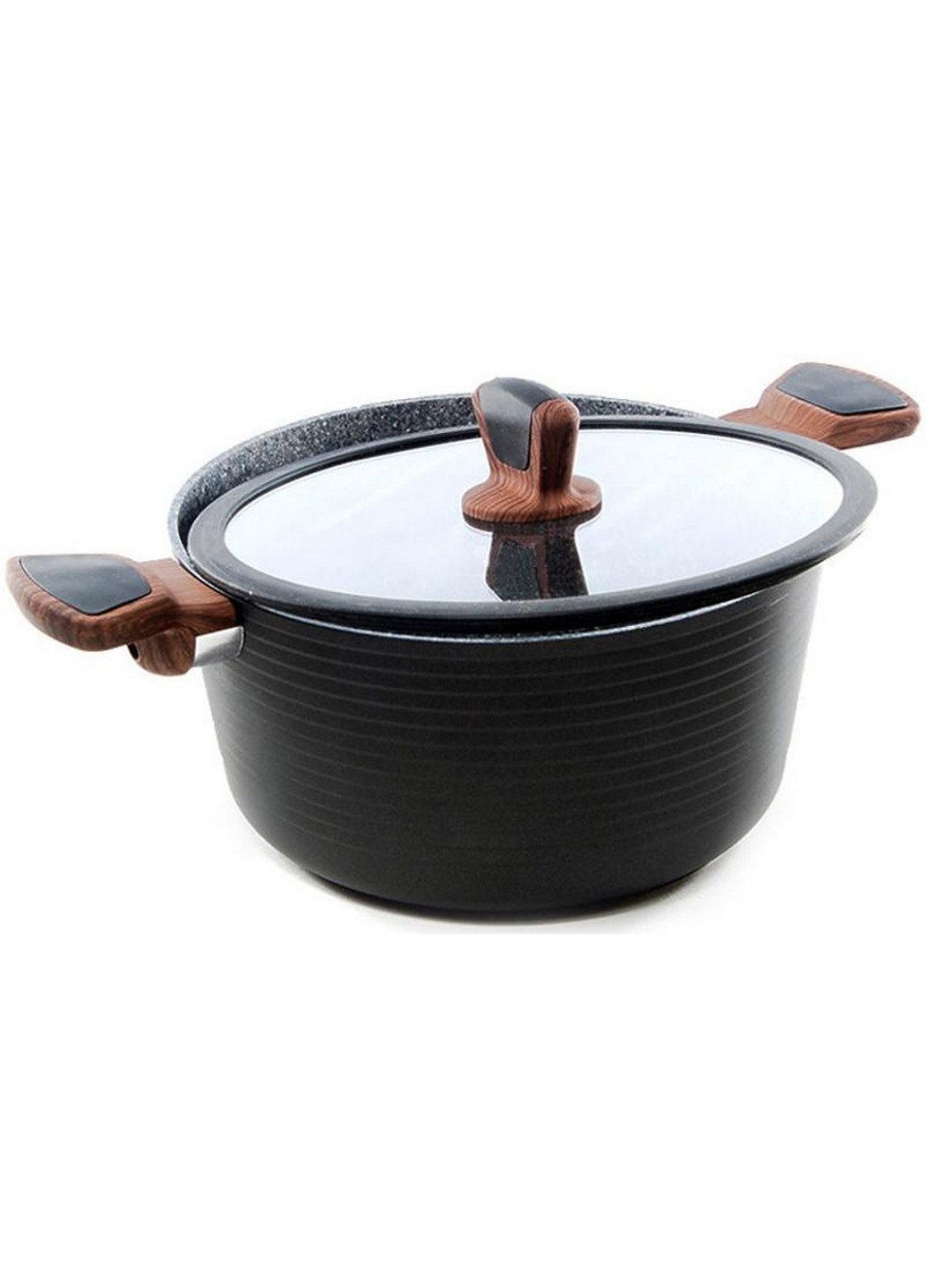 Кастрюля Diamond Grey Ø24хØ18х12 см Fissman (267149562)