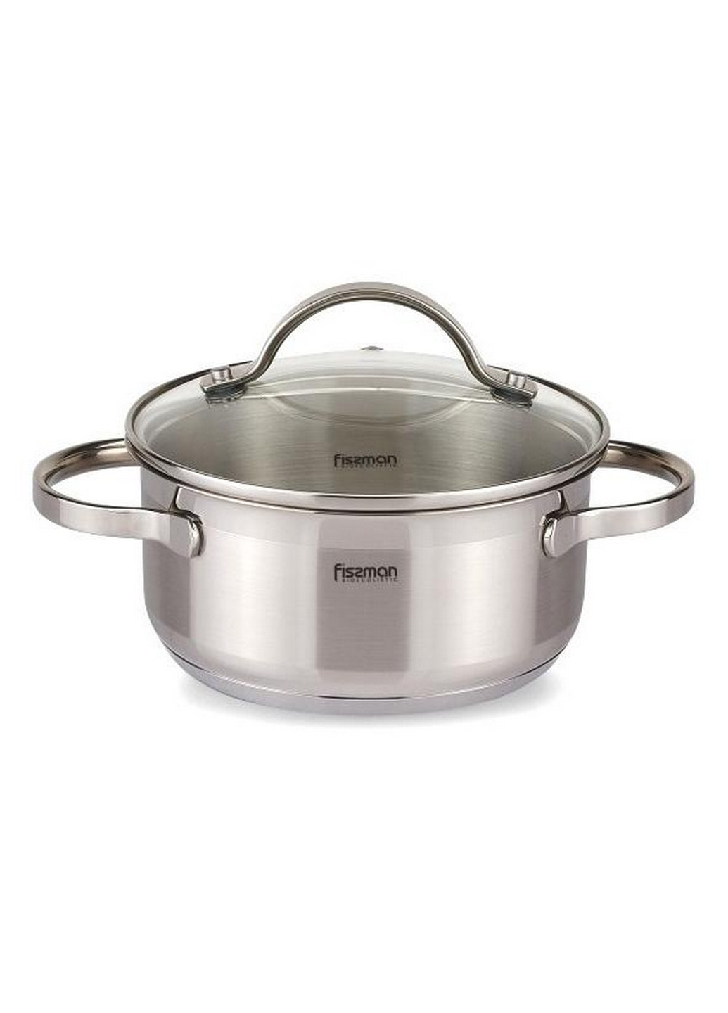 Кастрюля Luminosa индукционная со стеклянной крышкой Ø20х9,5 см Fissman (267149457)