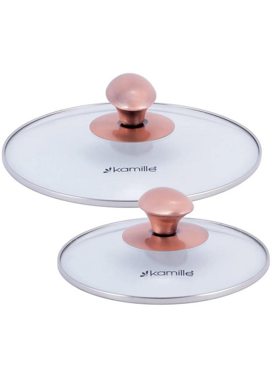 Набор 4 кастрюли Catalin из нержавеющей стали с мерной шкалой Ø16х10 см, Ø18х11 см,Ø20х12 см, Ø24х14 см Kamille (267149276)