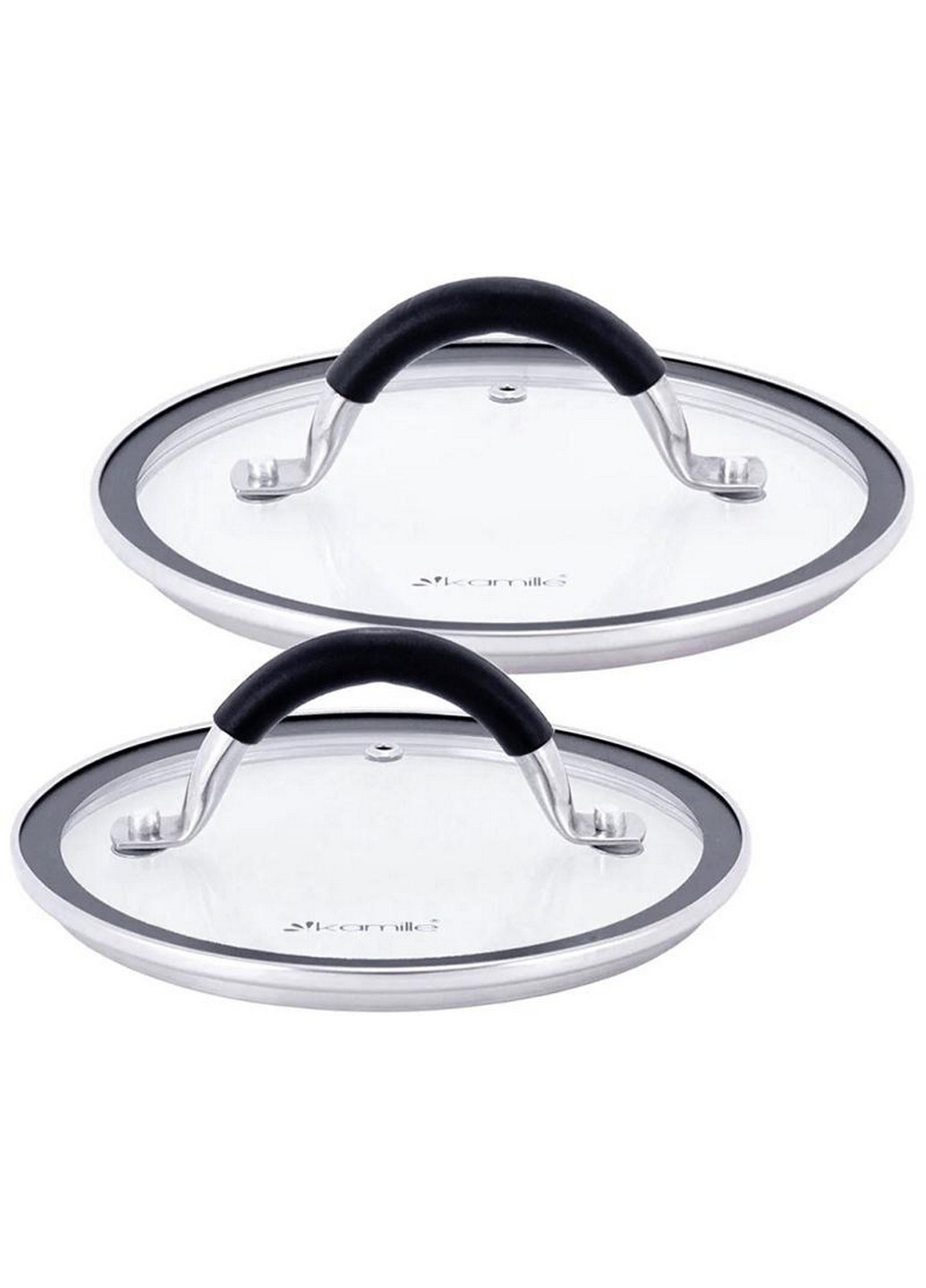 Набор 2 кастрюли Marsaili с силиконовыми ручками Ø16х10,5 см, Ø18х11,5 см Kamille (267149378)