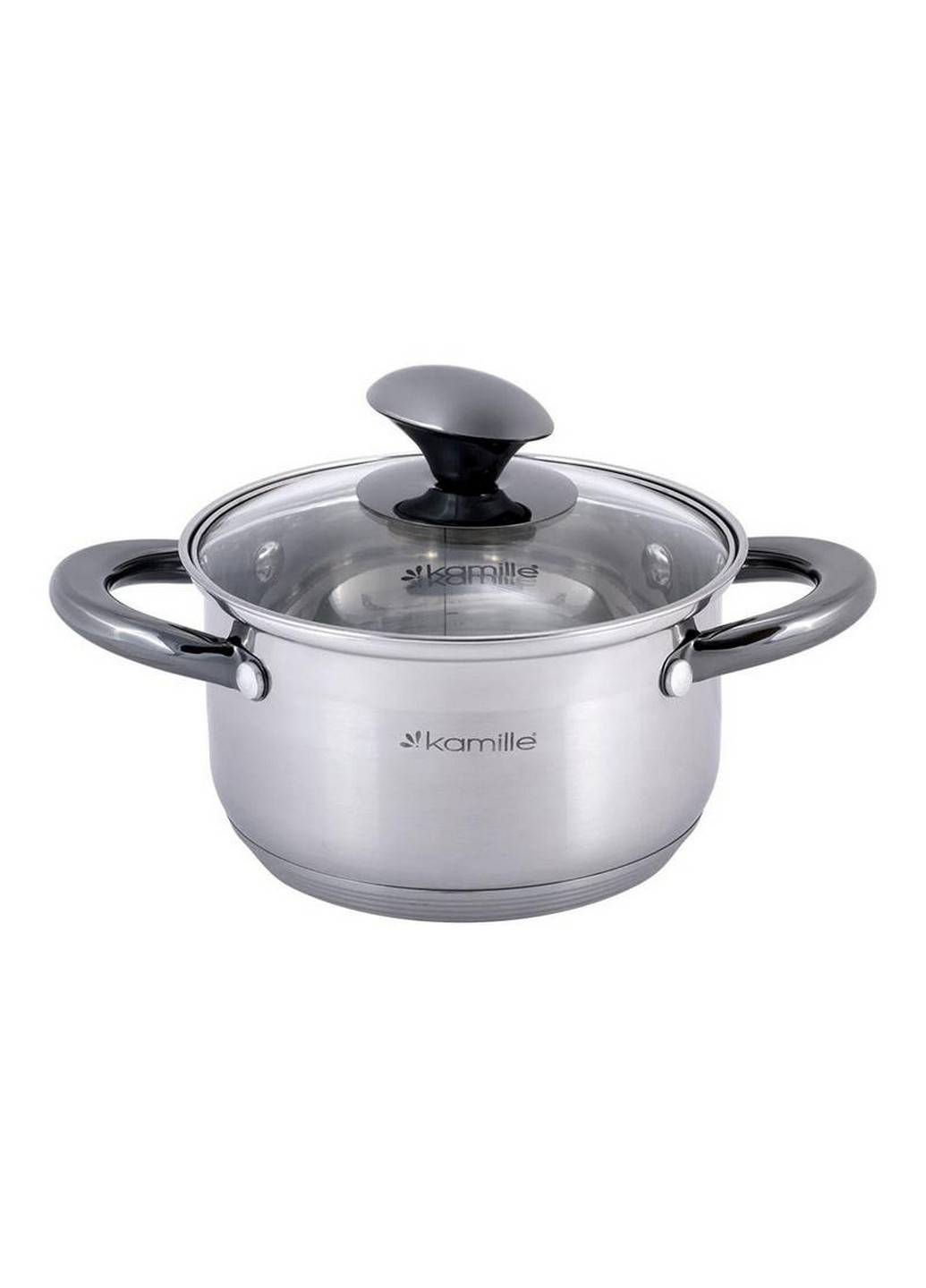 Кастрюля Groningen из нержавеющей стали с 5-слойным индукционным дном Ø16х9,5 см Kamille (267149384)
