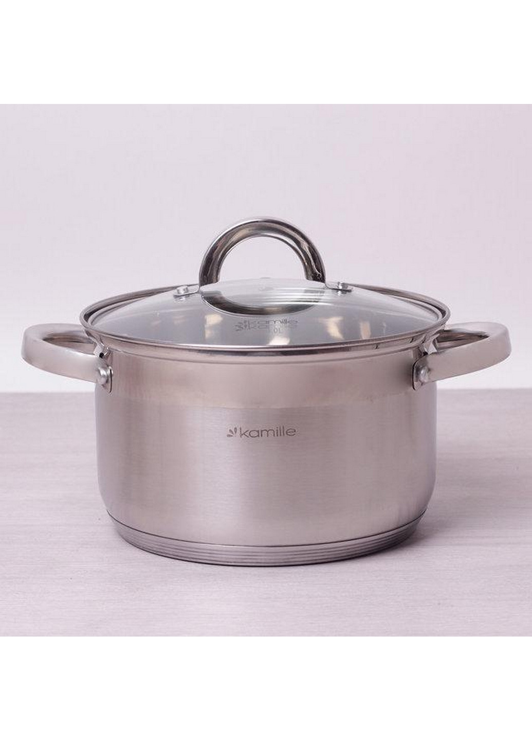 Кастрюля Mystery со стеклянной крышкой Ø20 см Kamille (267149383)