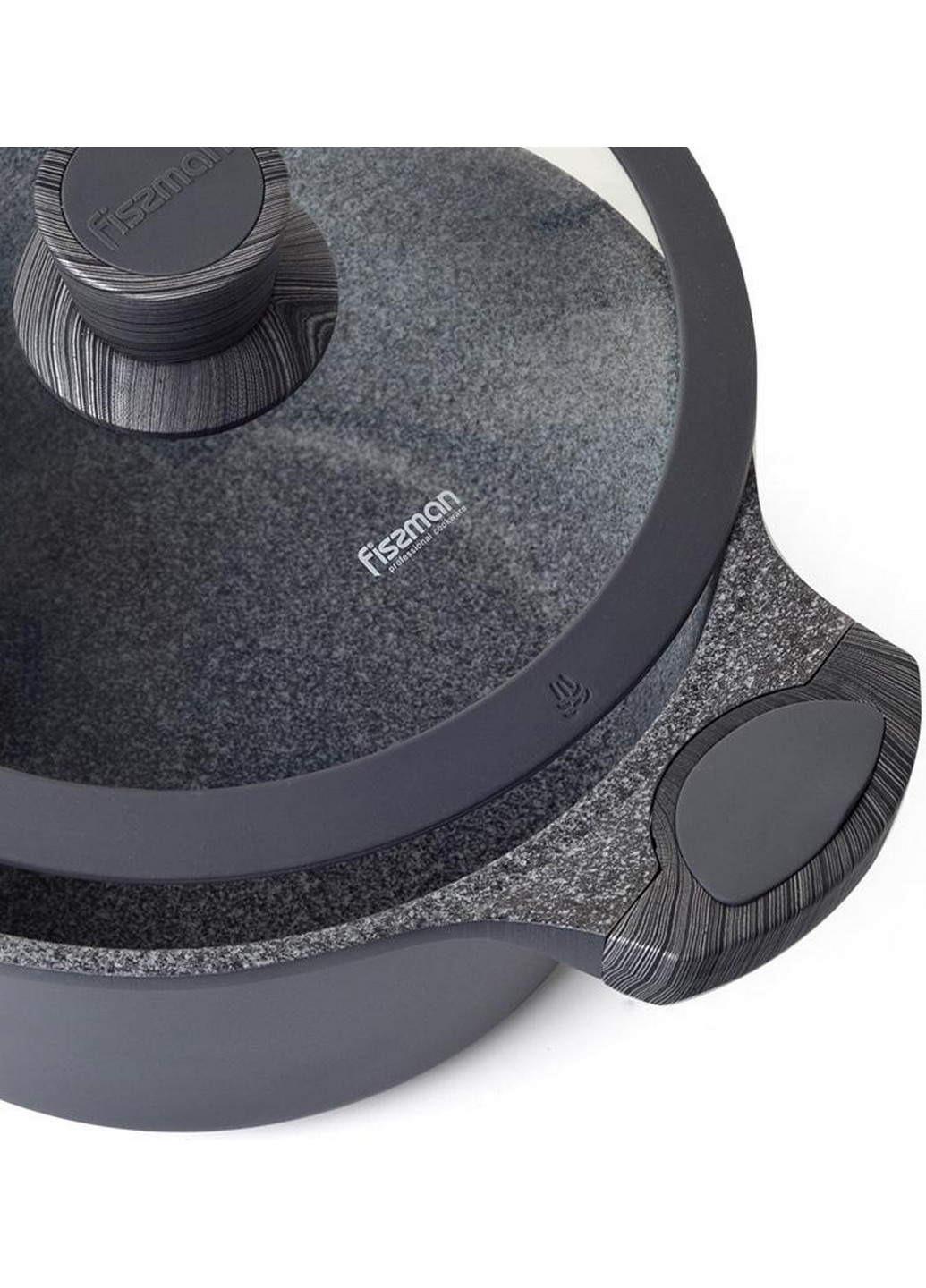 Каструля Prestige з антипригарним покриттям Greblon С3 Ø20хØ16х10 см Fissman (267149608)