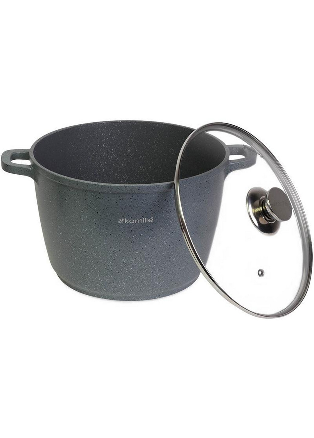 Каструля Landes Grey з литими алюмінієвими ручками Ø28х20 см Kamille (267149281)