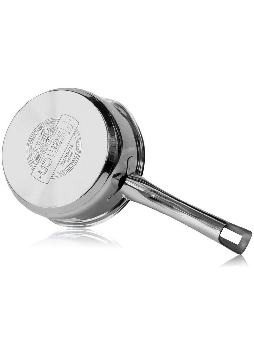 Ківш Elegance із нержавіючої сталі з кришкою Ø16х8хØ14,5 см Fissman (267149478)