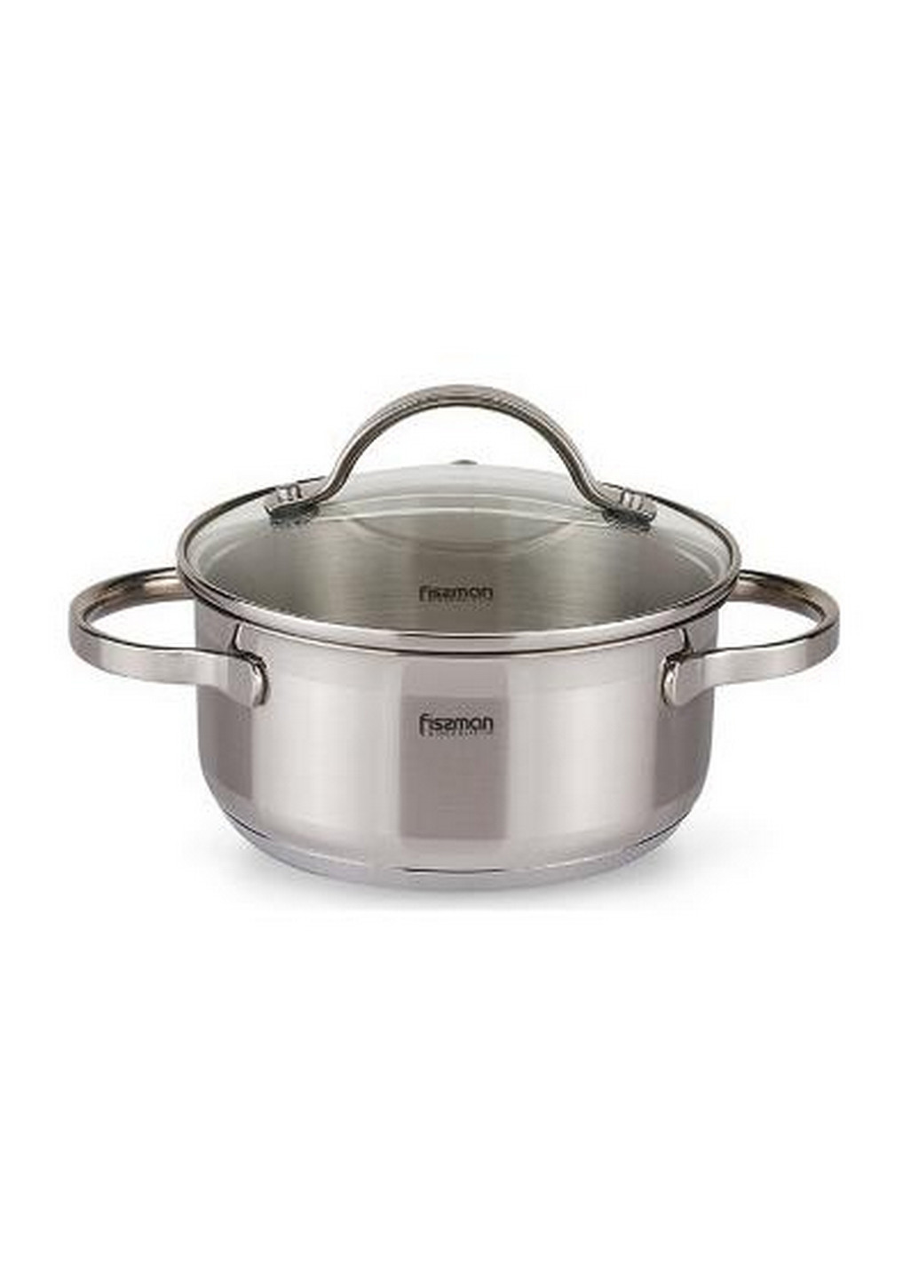 Кастрюля Luminosa индукционная со стеклянной крышкой Ø16х7,5 см Fissman (267149568)