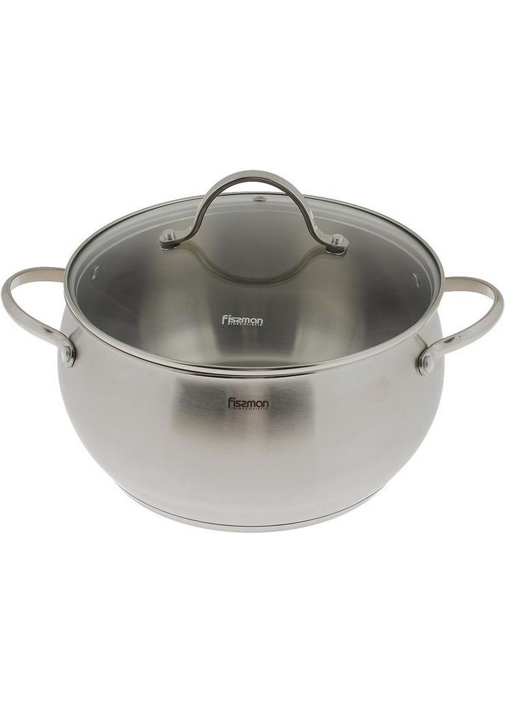 Каструля Martinez пузата з нержавіючої сталі Ø24хØ2113 см Fissman (267149415)