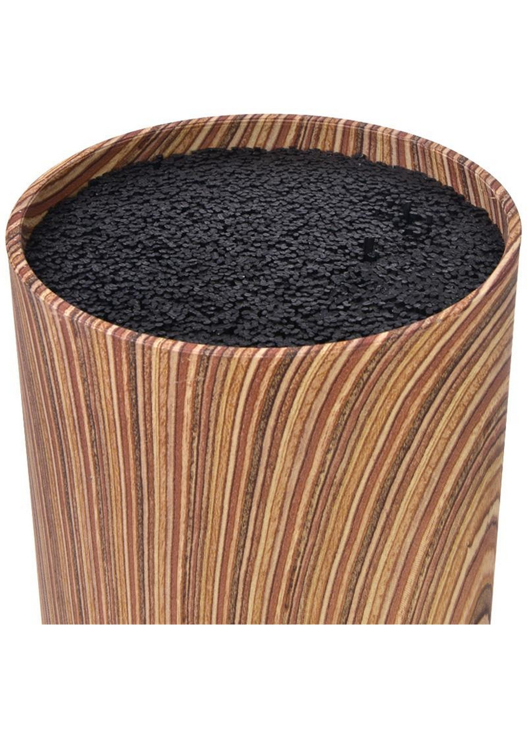 Підставка-колода Wood для кухонних ножів та ножиць 11х22 см Fissman (267149536)