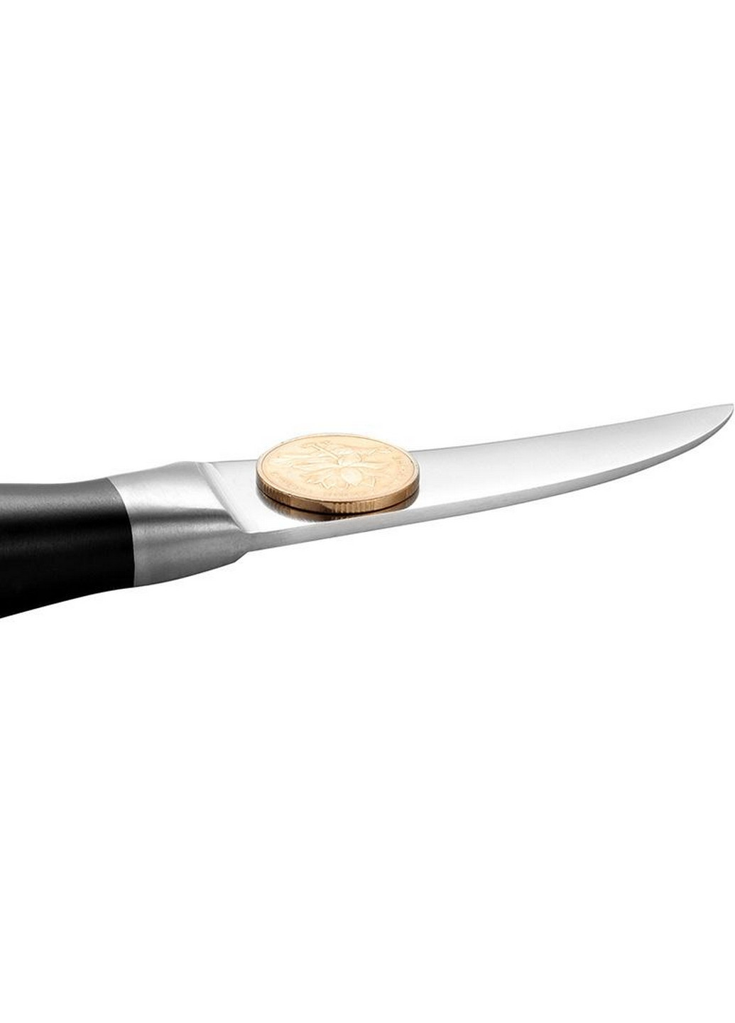 Нож для чистки овощей Elegance из высоколегированной нержавеющей стали 8х11,5 см Fissman (267150179)