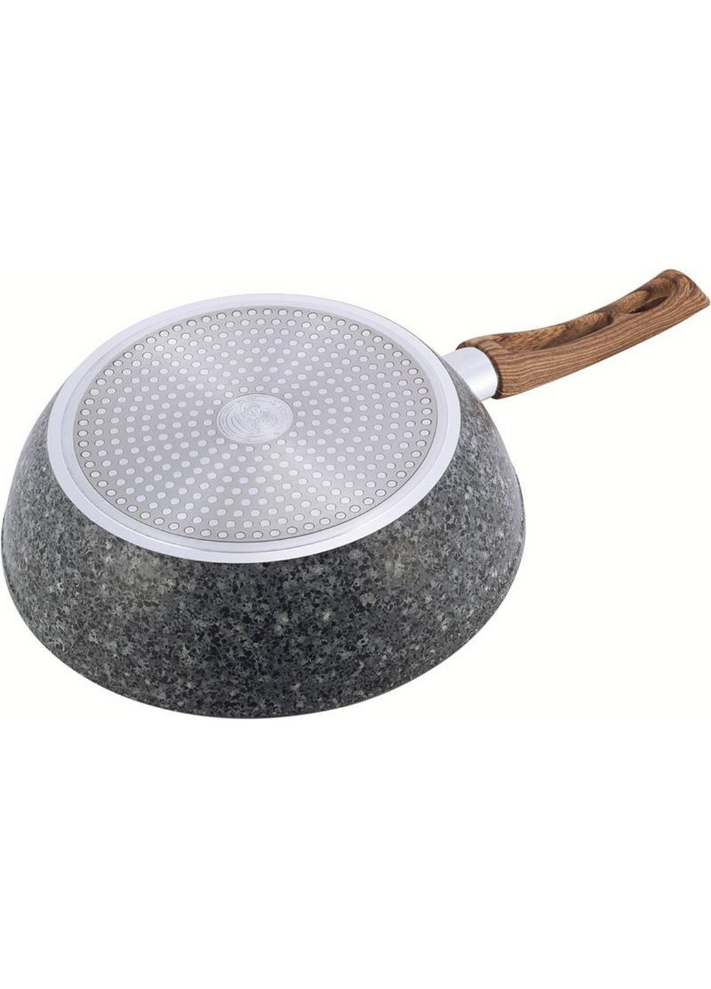 Сковорода-сотейник Grey Marble індукційна з антипригарним покриттям Ø32х8,5 см Kamille (267150028)