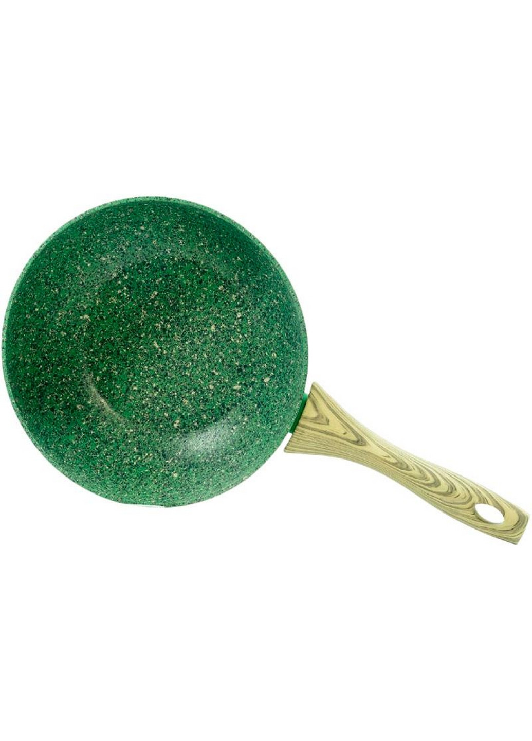 Сковорода-вок Malachite с антипригарным покрытием EcoStone Ø24х7 см Fissman (267150219)