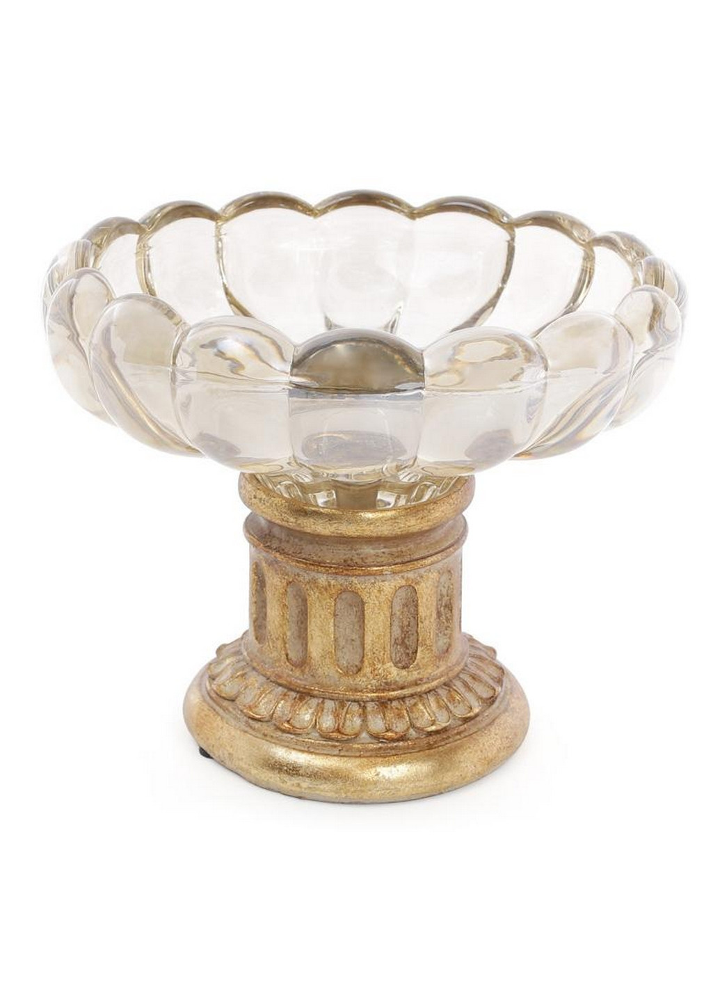 Конфетница "Adeola" со стеклянной чашей 20х20х17 см Bona (267149867)