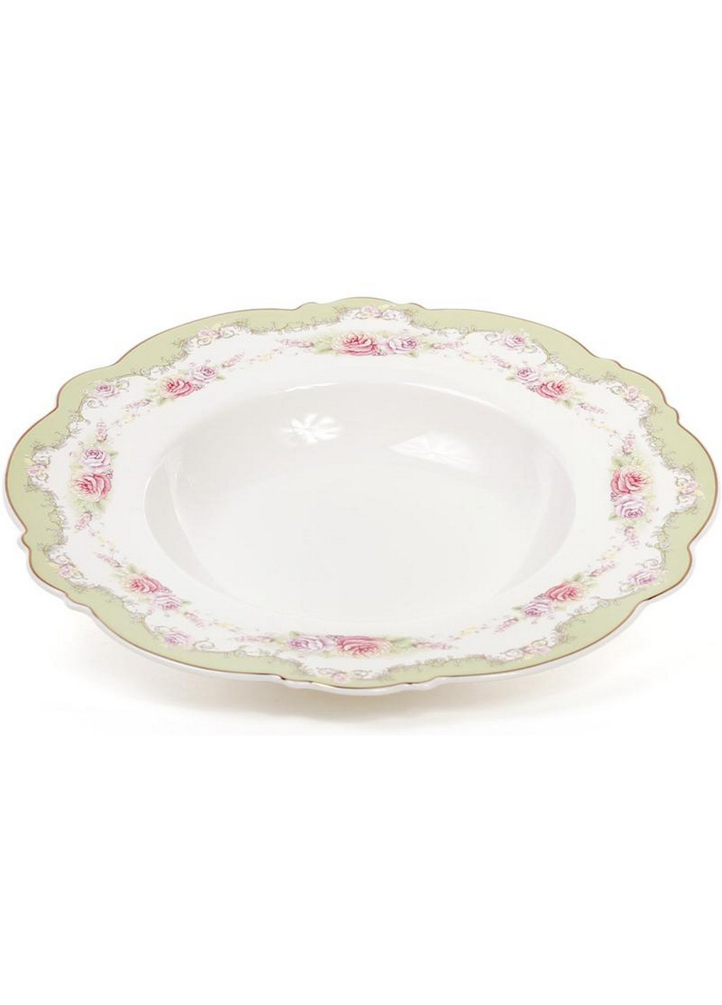 Набір 6 порцелянових обідніх супових тарілок Bristol Ø23х3 см Bona (267149988)