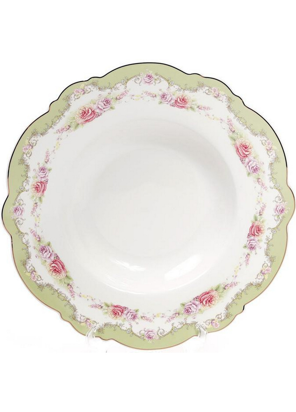 Набір 6 порцелянових обідніх супових тарілок Bristol Ø23х3 см Bona (267149988)