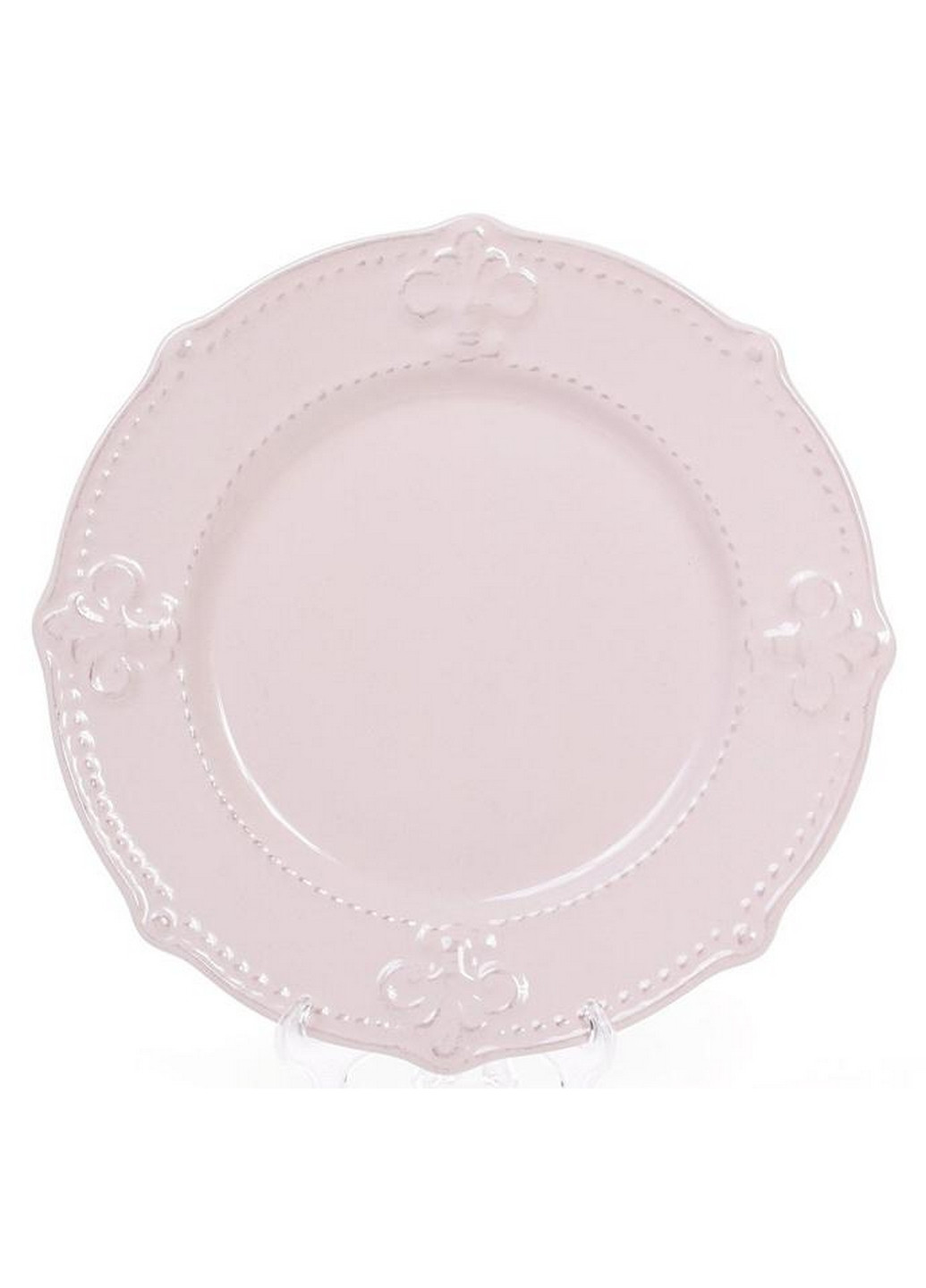 Набір 6 десертних тарілок Leeds Королівська Лілія Ø21,5 см (Ø11 см) Bona (267149889)