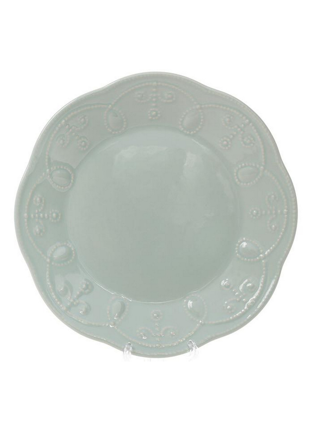 Набор 6 десертных тарелок Leeds Ceramics, каменная керамика (мятные) Ø23х2,8 см Bona (267149998)