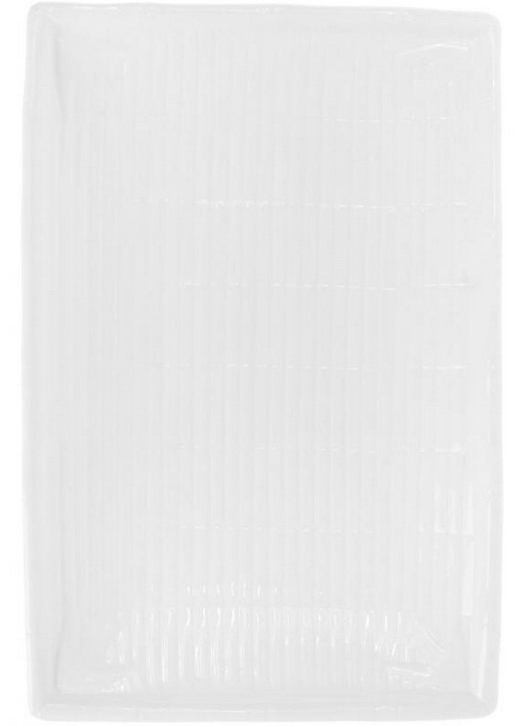 Набор 2 прямоугольные тарелки "White City Бамбук" для суши фарфор 36х21 см Bona (267149870)