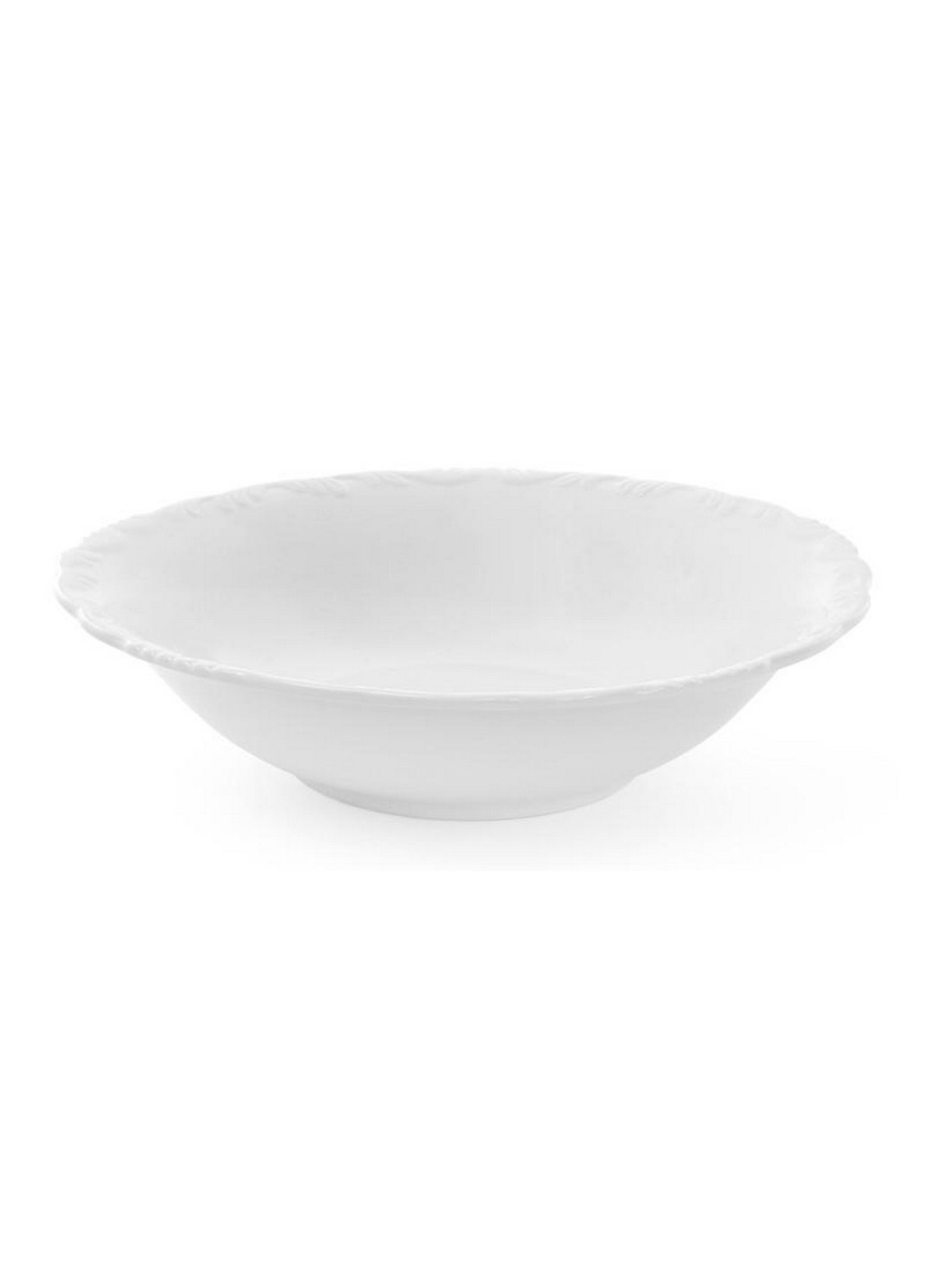 Набор 3 фарфоровые суповые тарелки "White Prince" 800мл (фарфор) Ø23х5,8 см Bona (267149953)