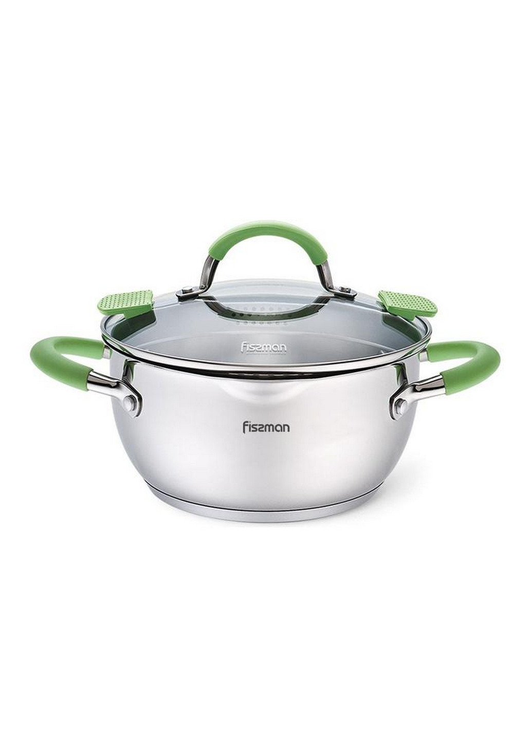 Кастрюля Charlotte с крышкой-дуршлагом Ø20хØ15х10 см Fissman (267150168)