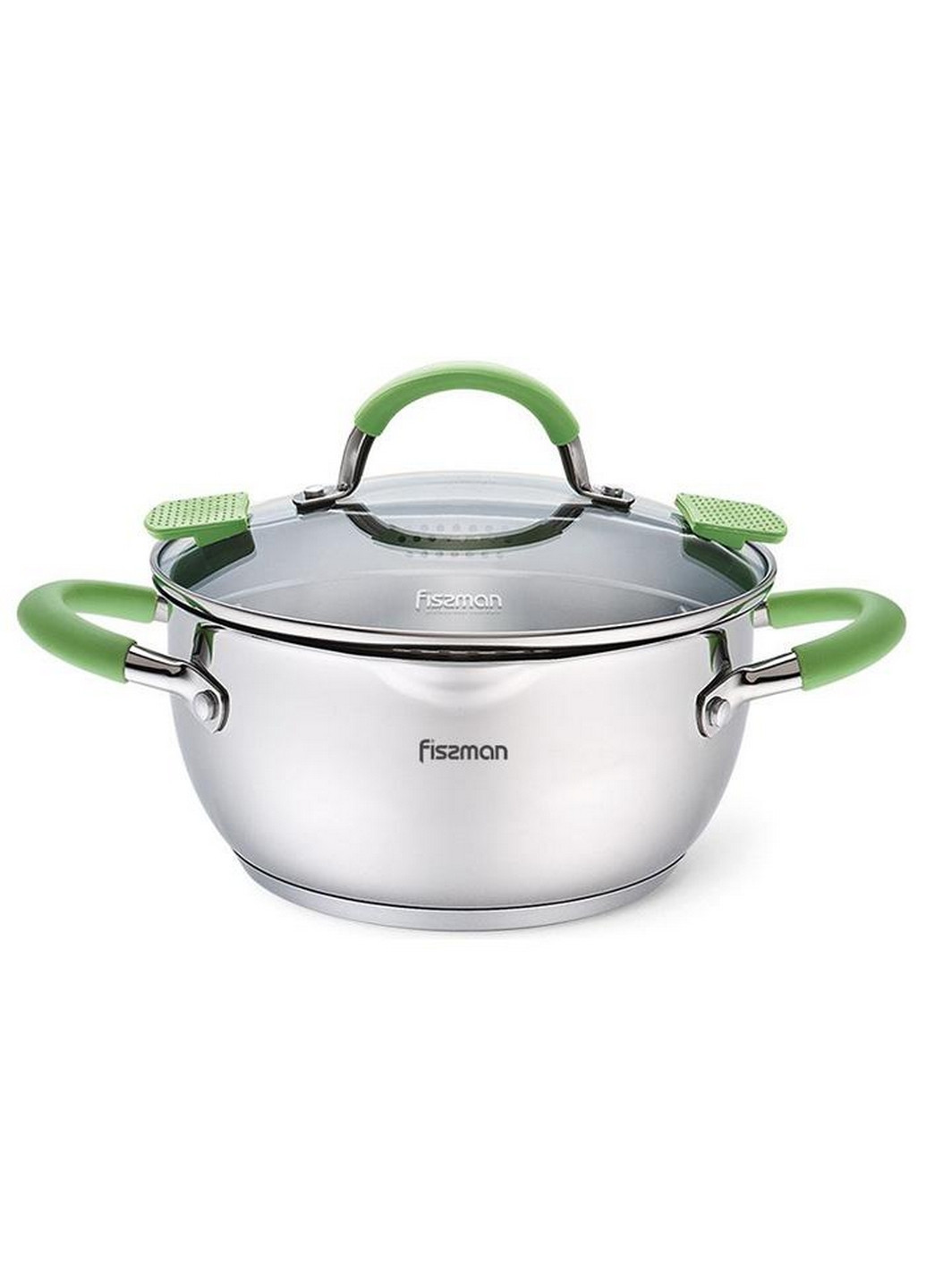 Каструля Charlotte з кришкою-друшляком Ø24х Ø19х12,5 см Fissman (267150192)