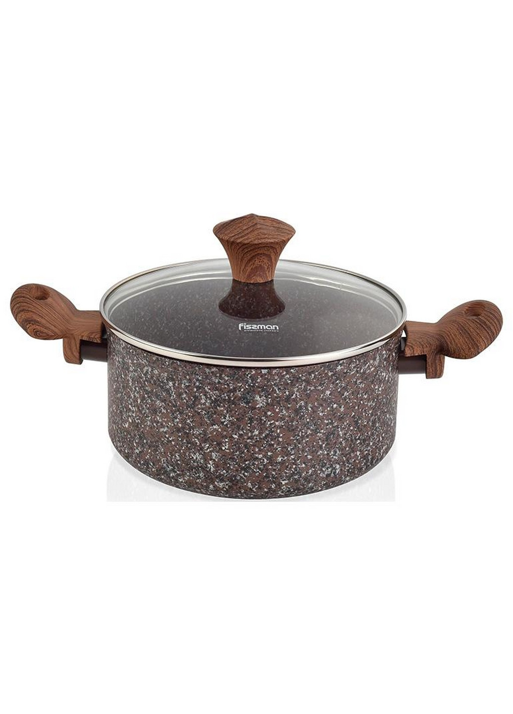 Каструля Magic Brown з антипригарним покриттям Ø20хØ18х9,8 см Fissman (267150342)