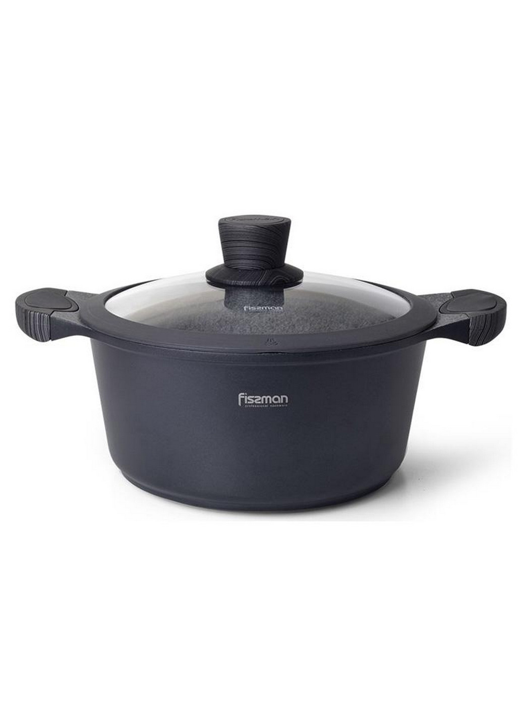 Кастрюля Prestige с антипригарным покрытием Greblon Ø24хØ20х11,5 см Fissman (267150218)